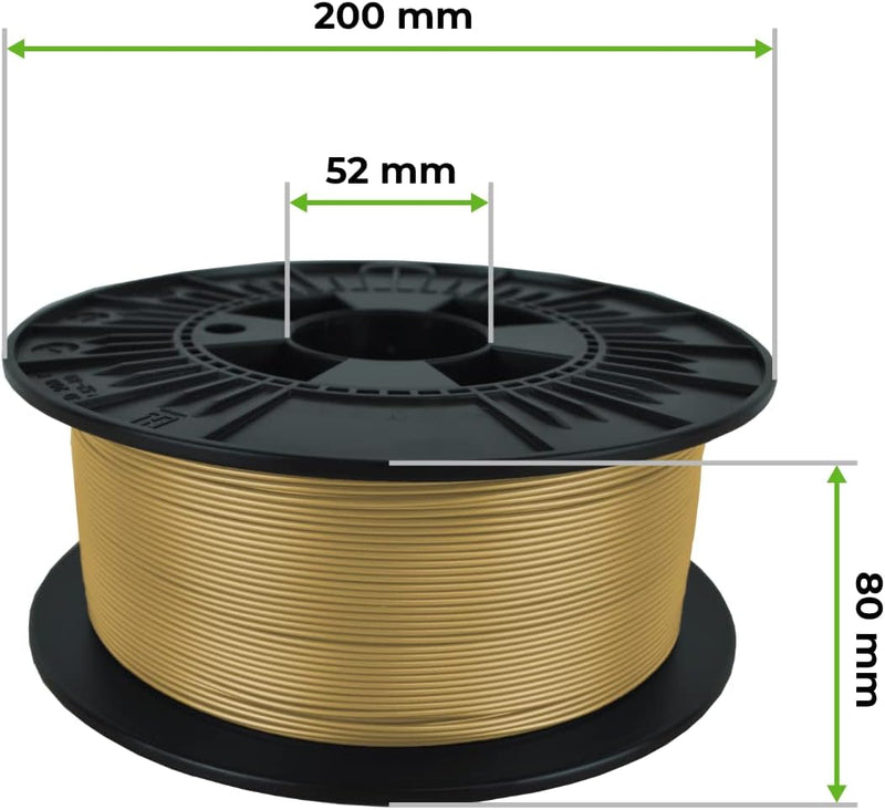 NEBULA PETG Filament 1.75 mm (± 0,05 mm), 3D drucker filament 1 kg spule, 3D printer PETG-Filamente