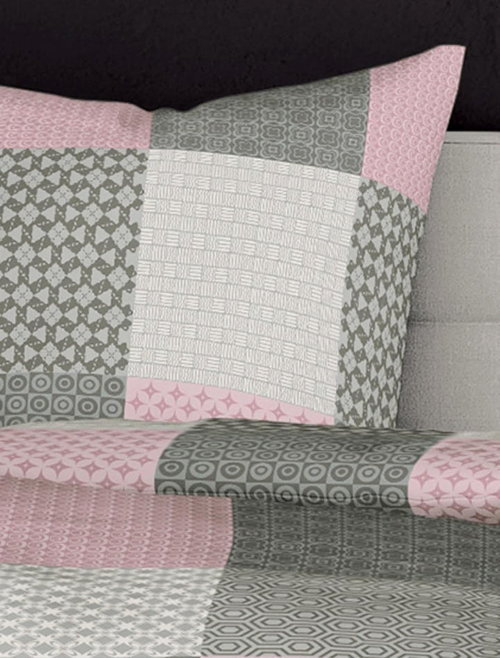 Bierbaum Bettwäsche 6277, Fein-Biber, Made in Germany, rosa 13, 135 x 200 cm + 80x80 cm Rosa 135 x 2