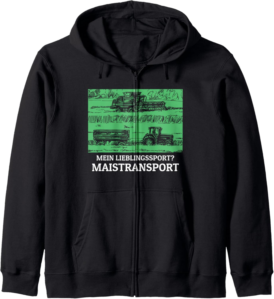 Mein Lieblingssport Maistransport Überraschung für Landwirt Kapuzenjacke