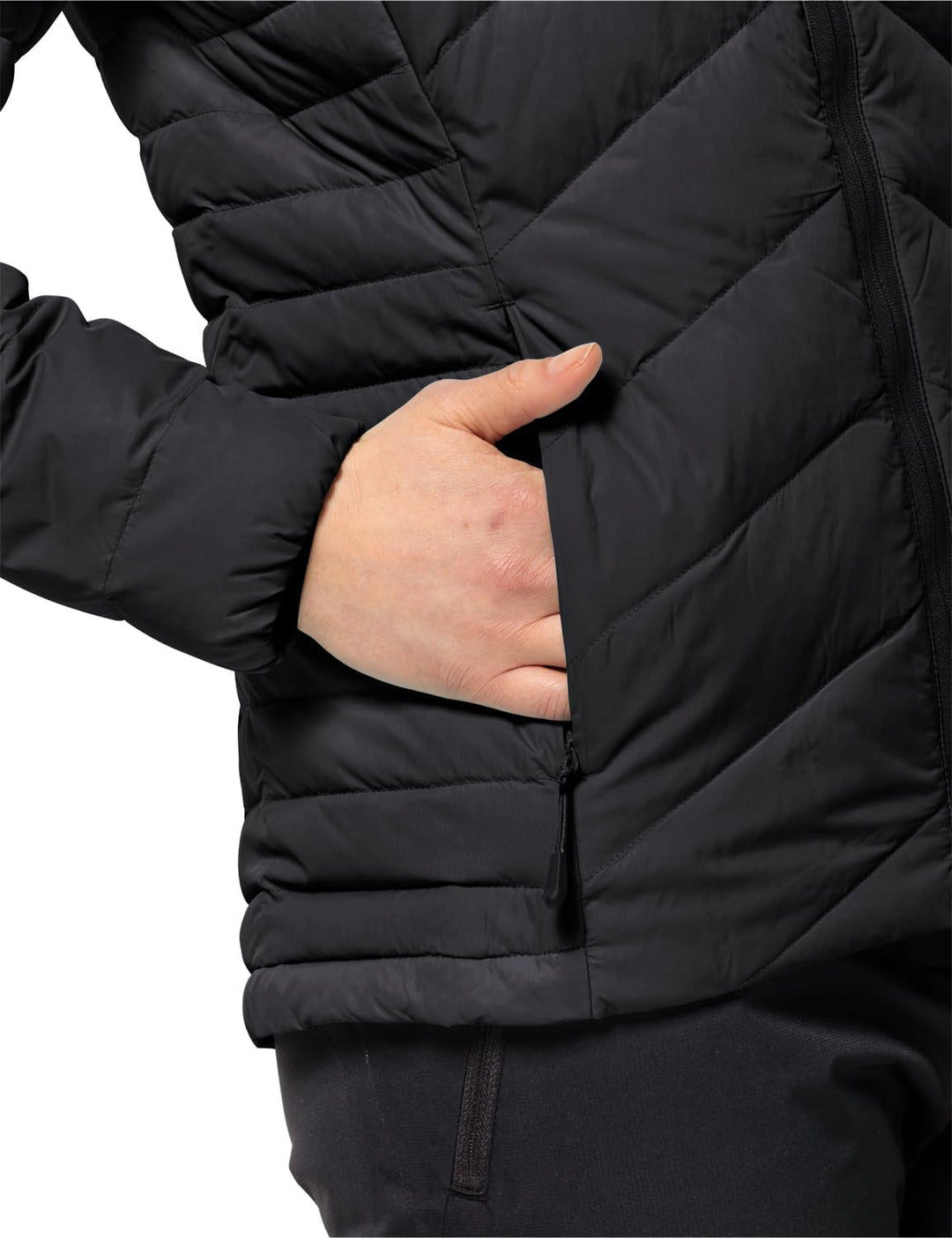 Jack Wolfskin Damen Tundra Down Hoody W Daunenjacke XS Schwarz, XS Schwarz