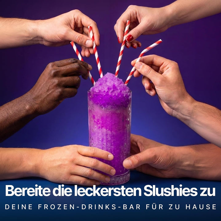 Seeger SuperSlush, 2L 7-in-1 Slush Maschine für zu Hause, 7 Smarten Programma, Automatische Reinigun