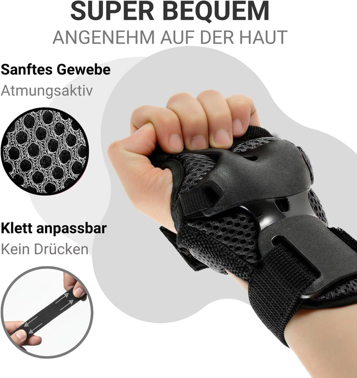 Liebkern Knieschoner Kinder Schoner Inliner Kinder Knieschützer Inliner Kinder Protektoren Set Schüt
