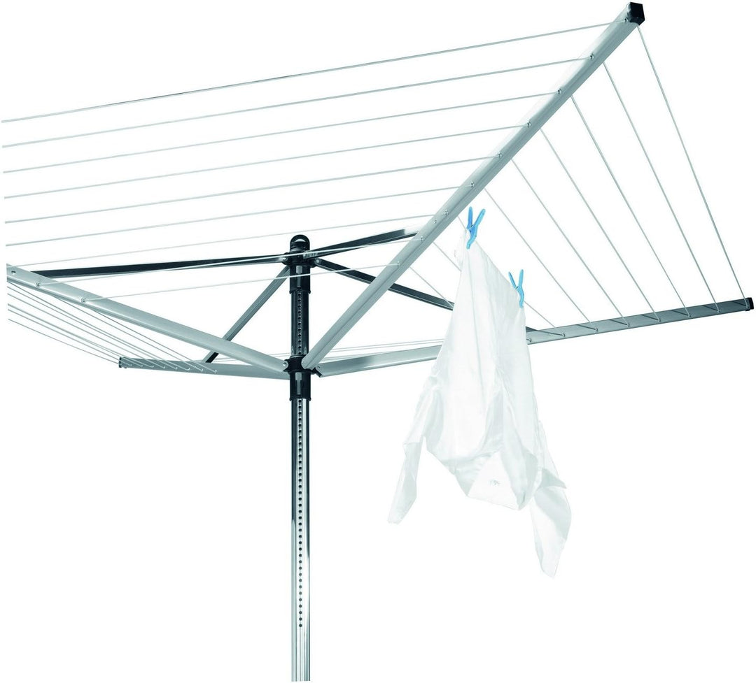 Brabantia - Lift-O-Matic drehbaren Wäschespinne - Reibungsloses Drehungen - UV-beständige Wäschelein