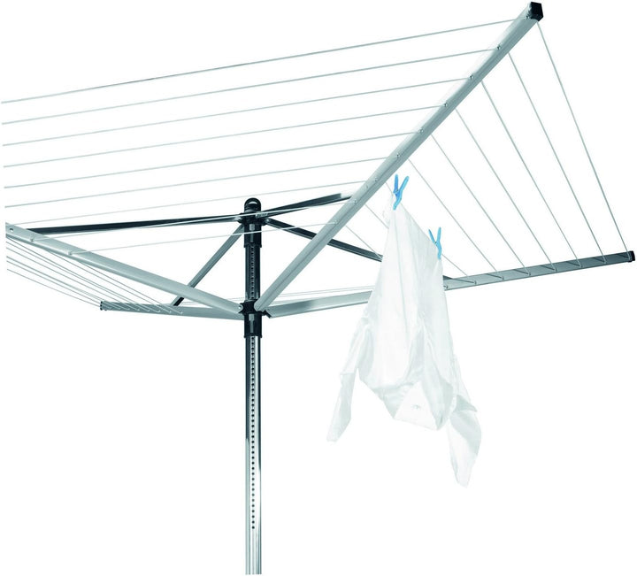 Brabantia - Lift-O-Matic drehbaren Wäschespinne - Reibungsloses Drehungen - UV-beständige Wäschelein