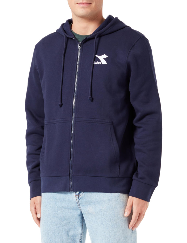 Diadora Herren Hoodie Fz Core Hoodie FZ CORE (1er Pack) M Blau, M Blau
