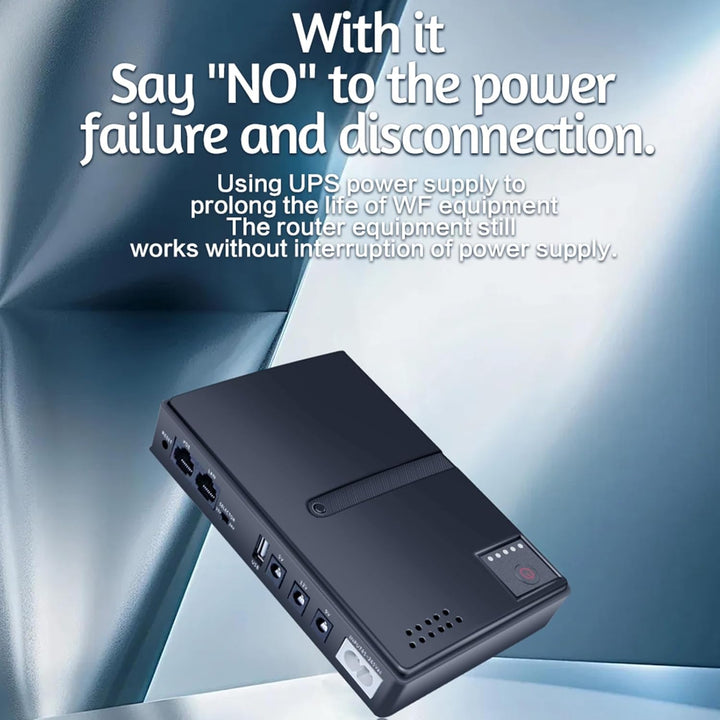 Mini-USV-Batterie-Backup, 10400 MAh, 36 W, Unterbrechungsfreie Stromversorgung mit Ausgang USB 5V DC