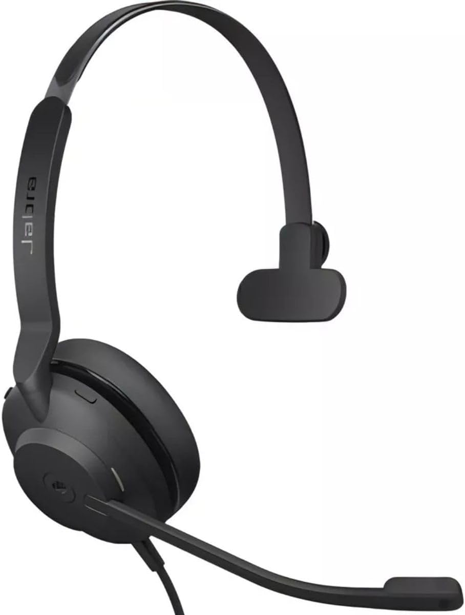Jabra Evolve2 30 Headset – Mono Kopfhörer mit Noise Cancelling – Zertifiziert für Microsoft Teams –