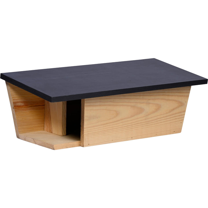 dobar® Spezial-Nistkasten für Bachstelzen - Spezial Nisthilfe zum Aufstellen - 45 x 18 x 15 cm - Kie