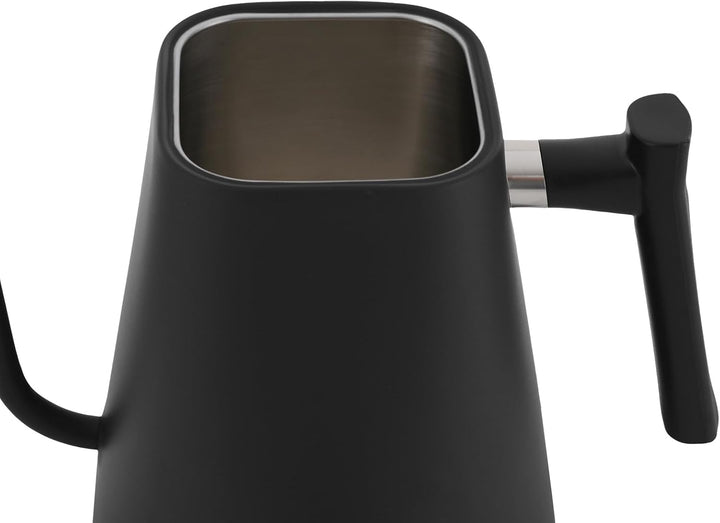 Elektrischer Wasserkocher Schwanenhals mit Temperaturregelung, 1200W, 1L Kapazität, Schnell Kochen,