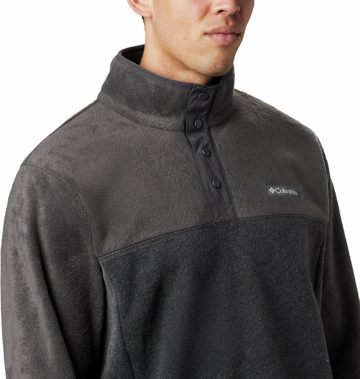 Columbia Steens Mountain Half Snap, Fleece Pullover für Herren Steens Mountain Half Snap 1 S Charcoa
