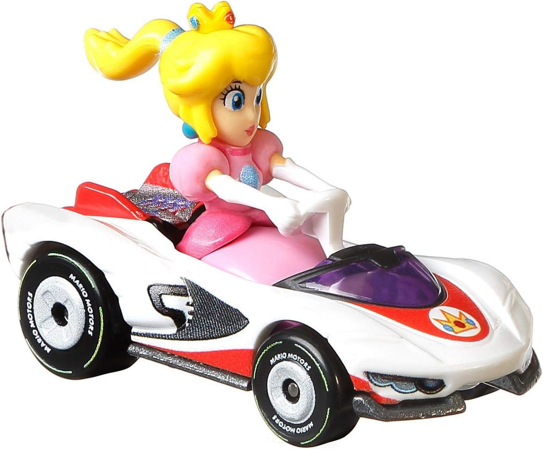 Hot Wheels Mario Kart-Spielzeugauto, Prinzessin Peach