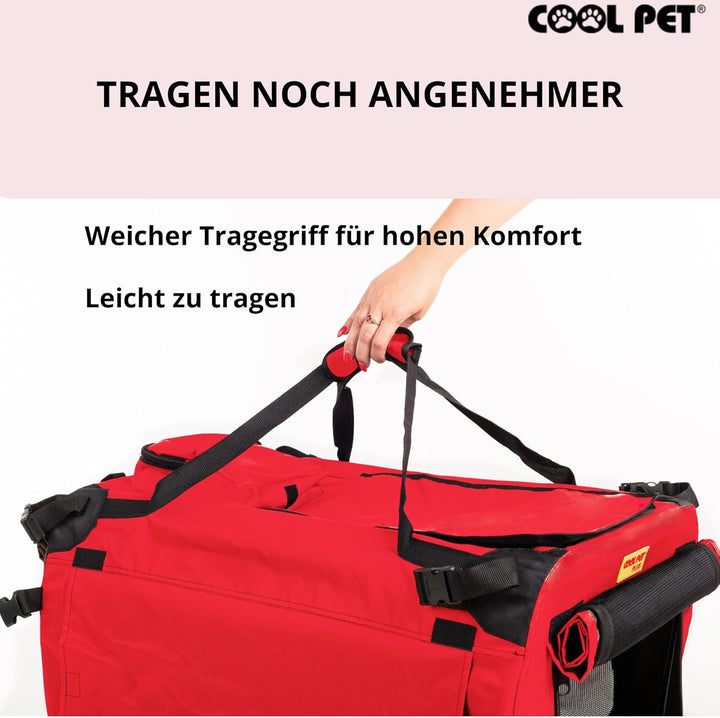 Hundetransportbox 102 * 69 * 80cm 3XL, Autotasche, Autobox, Hundebox, Faltbare Transportbox, Box für