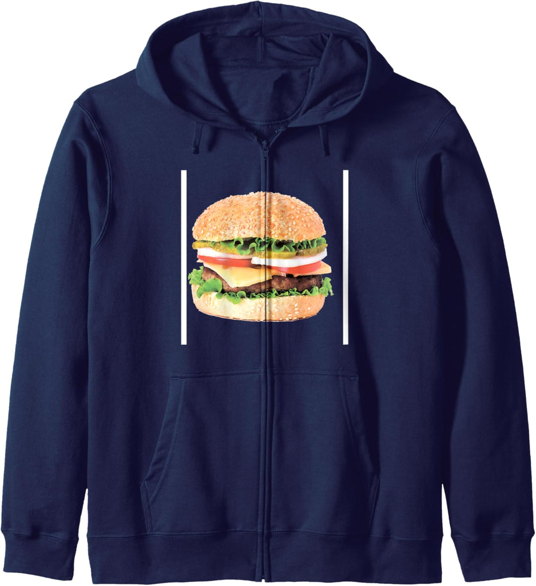 Big Cheeseburger Photoreal Food C1 Kapuzenjacke