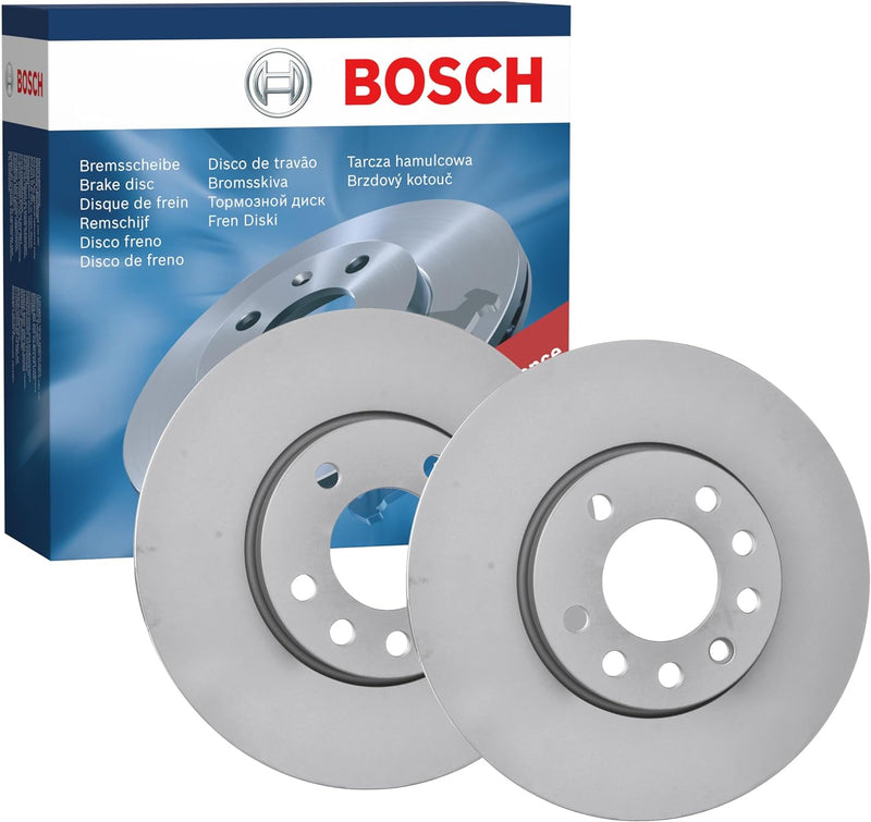 Bosch BD1037 Bremsscheiben - Vorderachse - ECE-R90 Zertifizierung - zwei Bremsscheiben pro Set