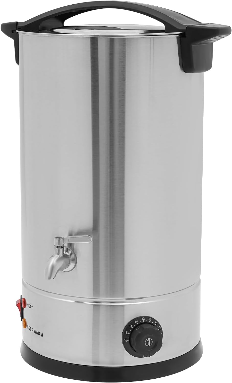Silber Elektrischer Wachsschmelzofen, 15L Wachsschmelzer Temperaturbereich 30-110℃, für Kerzenherste