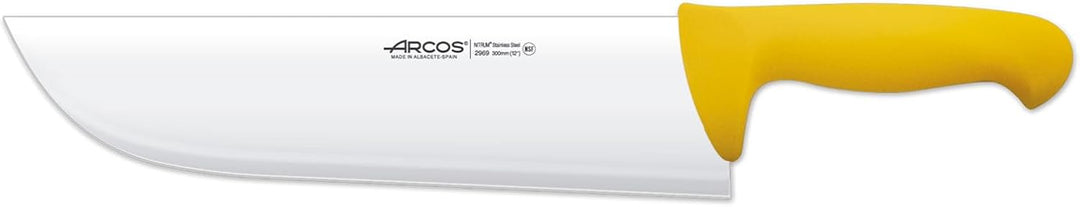 Arcos Serie 2900 - Hackmesser Metzgermesser - Klinge Nitrum Edelstahl 300 mm - HandGriff Polypropyle