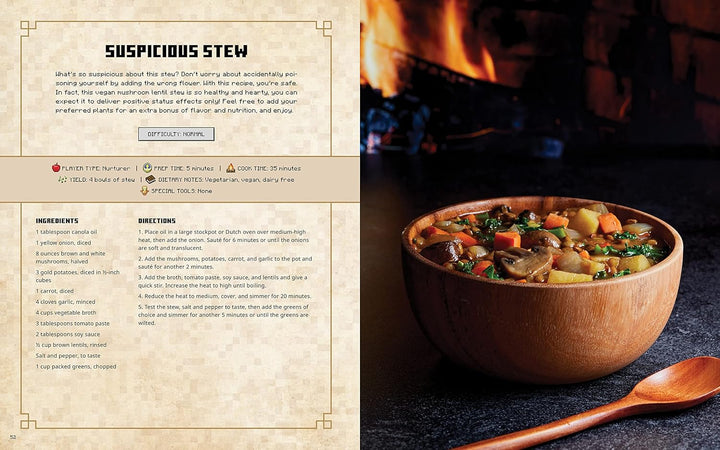 Minecraft: Gather, Cook, Eat! An Official Cookbook, Gebundenes Buch
