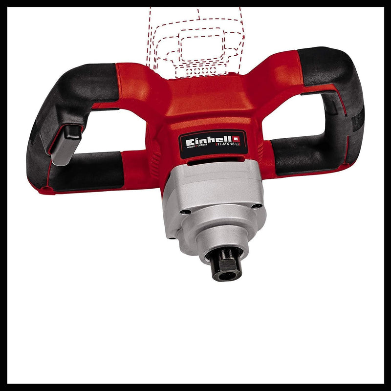 Einhell Akku-Farbmörtelrührer TE-MX 18 Li-Solo Power X-Change (Li-Ion, 18 V, Drehzahl-Elektronik für