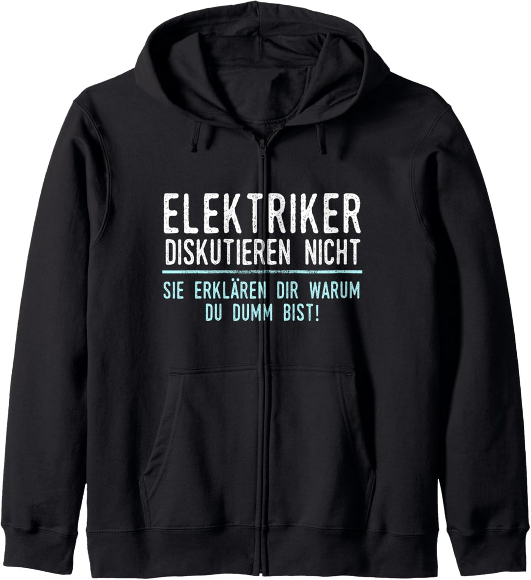 Elektriker Geschenk für Arbeitskollegen im Job und Beruf Kapuzenjacke