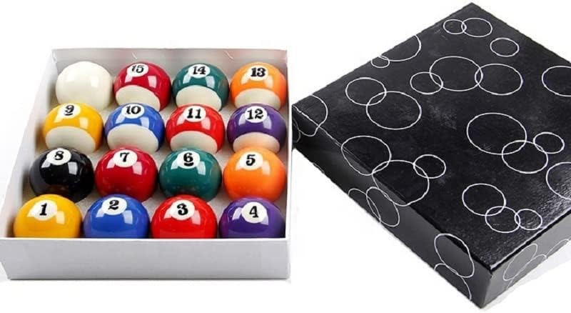 Pegasi AA Grade Poolballset - 16 stücks - 57,2mm - Phenolharz - Polierte Poolbälle - Langlebige Bill