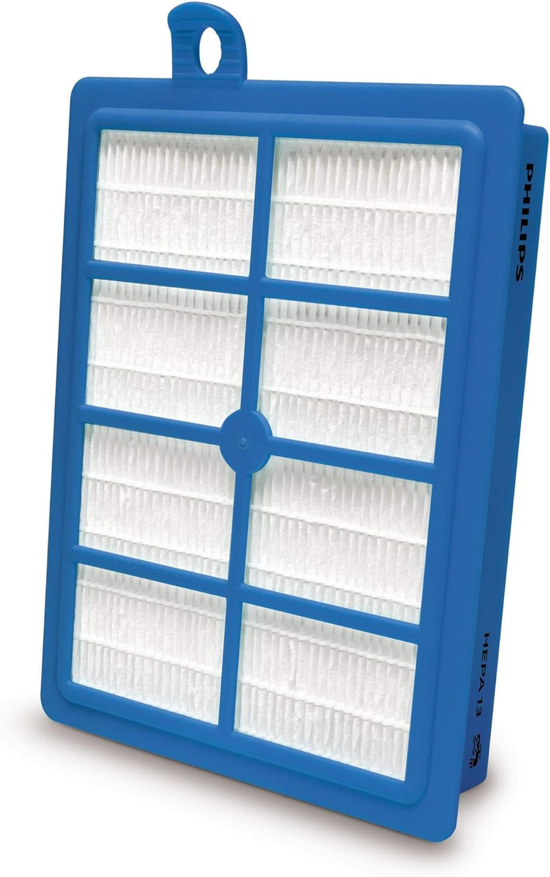 Philips Allergie HEPA13-Abluftfilter s-filter Standardgrösse für Staubsauger, fängt mehr als 99,95%
