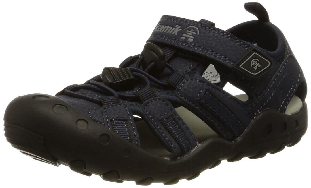 Kamik Unisex Kinder Crab Flache Sandale 26 EU Navy, 26 EU Navy