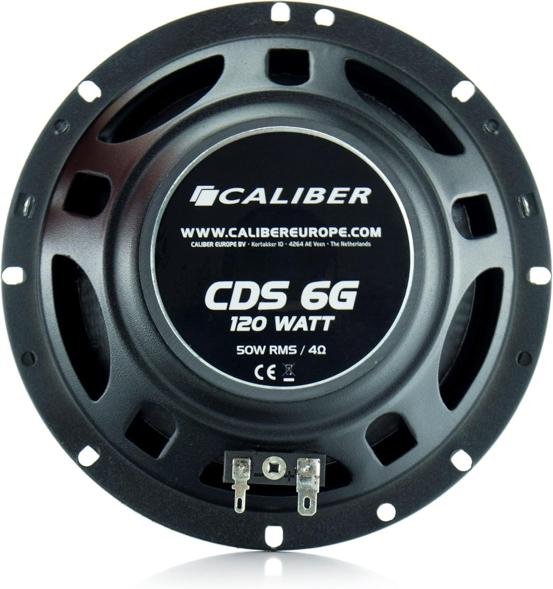 Caliber Auto Lautsprecher Set 120W - 2er Set Lautsprecher Auto - Ø 16,5CM - Koaxial Lautsprecher - I