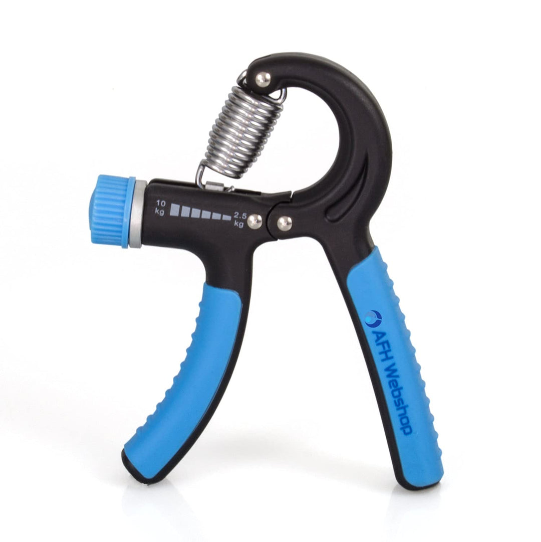 AFH-Webshop Verstellbarer Federgriff | Handtrainer Handgriff | versch leicht ( ca. 2,5 bis 10 kg), l