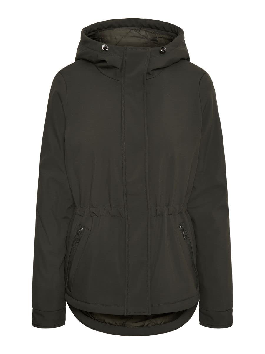 VERO MODA Damen Vmcleanmilan Short Jacket Noos Kurze Jacke, Peat, S EU