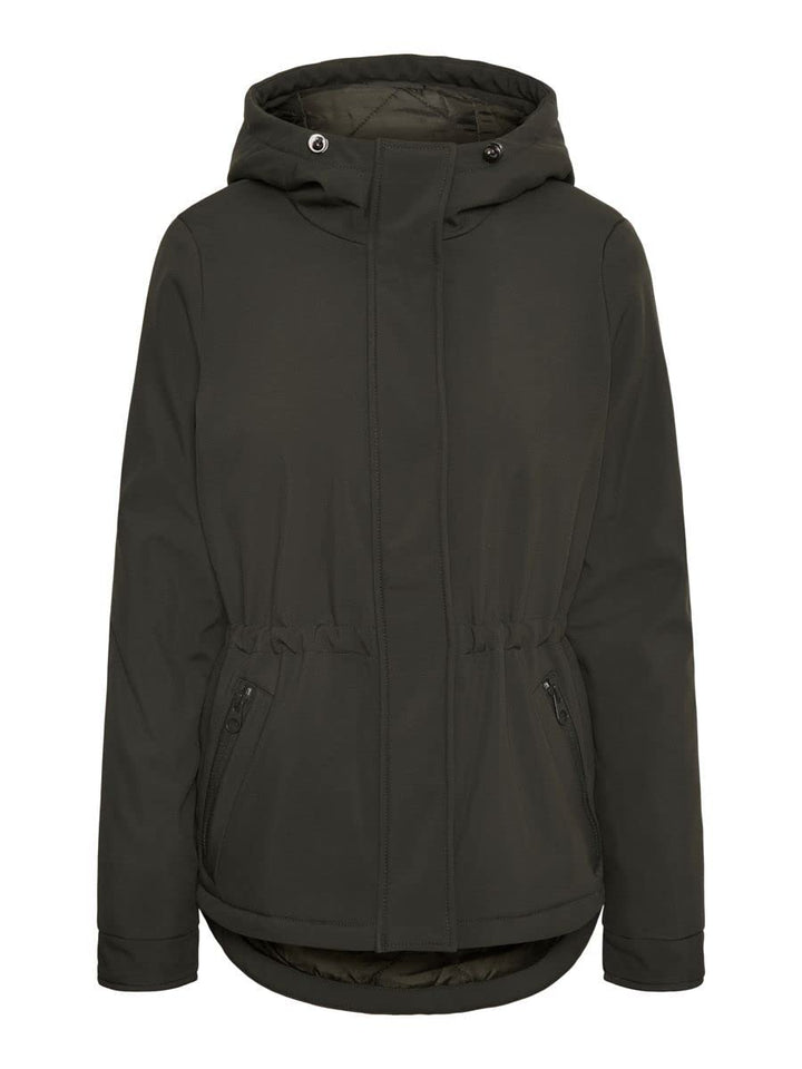 VERO MODA Damen Vmcleanmilan Short Jacket Noos Kurze Jacke, Peat, S EU
