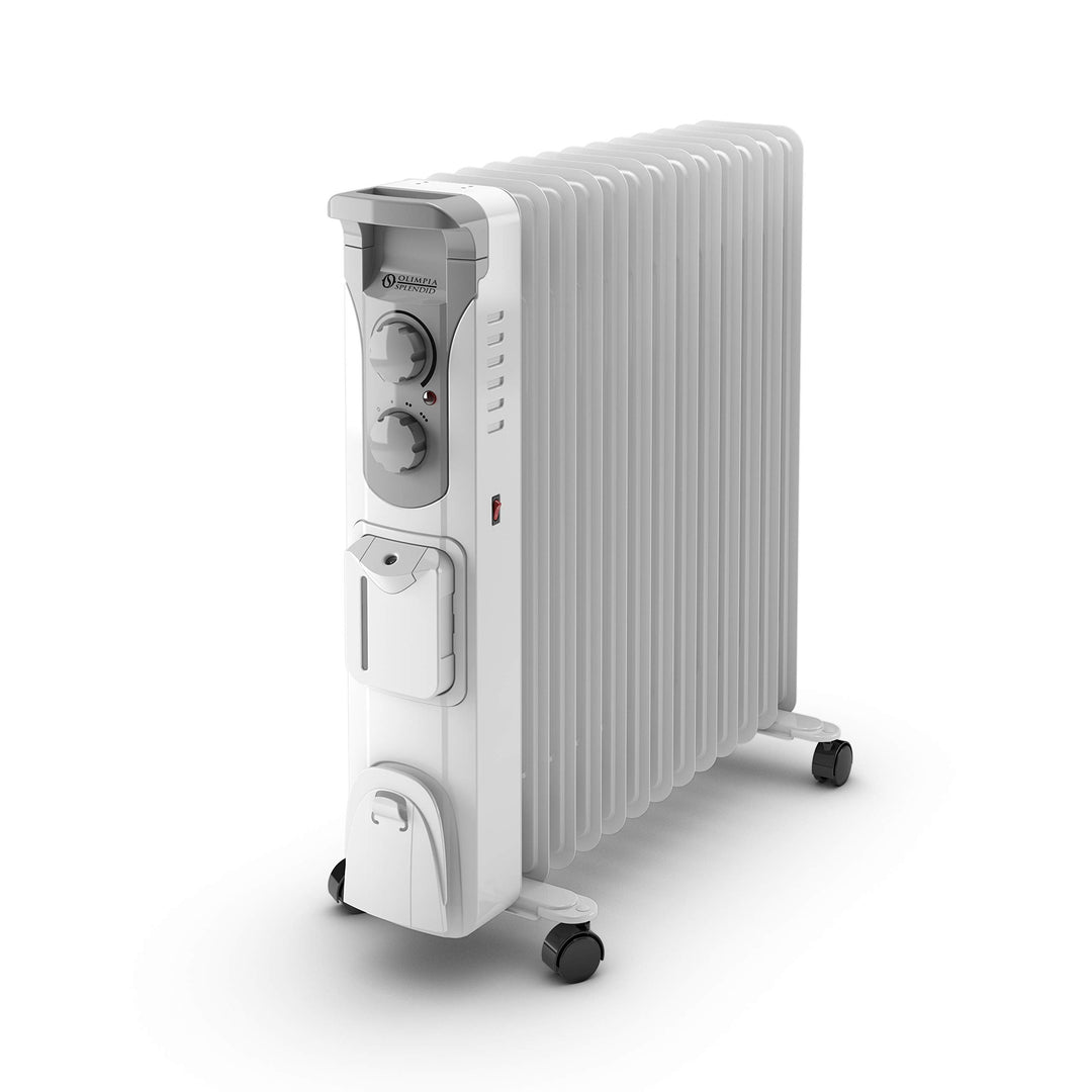 Olimpia Splendid 99298 Caldorad Humi 13 Ölradiator 2500 W mit Luftbefeuchter und Timer, Kunststoff 2