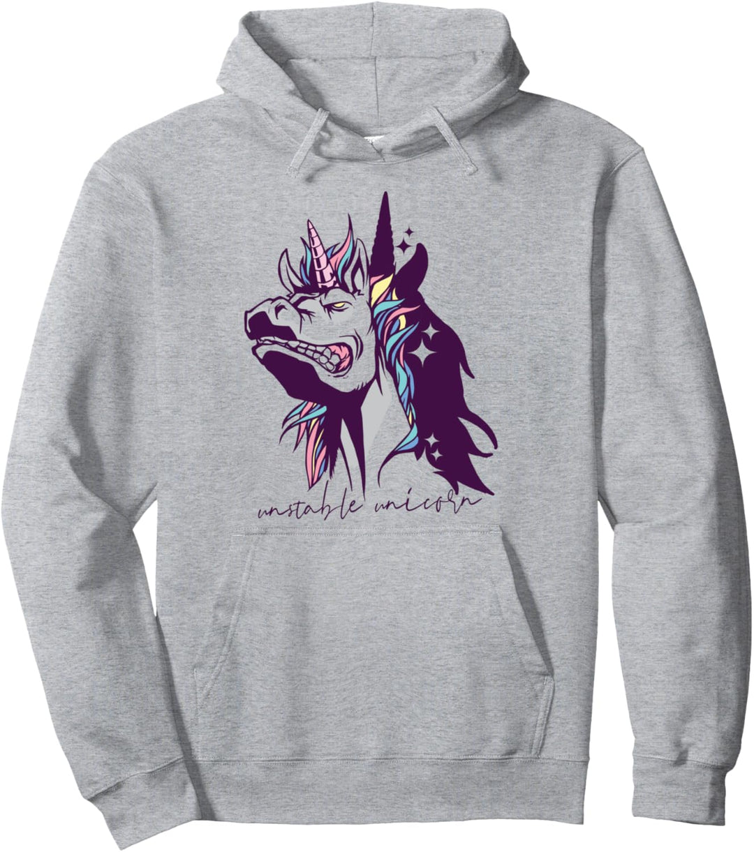 Creepy Unstable Unicorn Pullover Hoodie