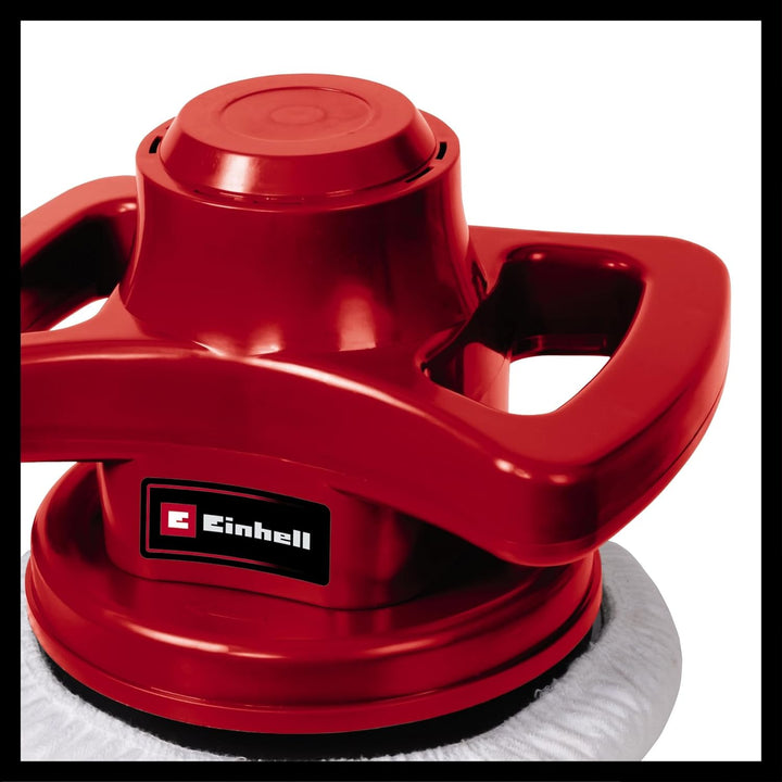 Einhell Auto-Poliermaschine CC-PO 90 (An-/Ausschalter, handlich und robust, 1 Textilpolierhaube und