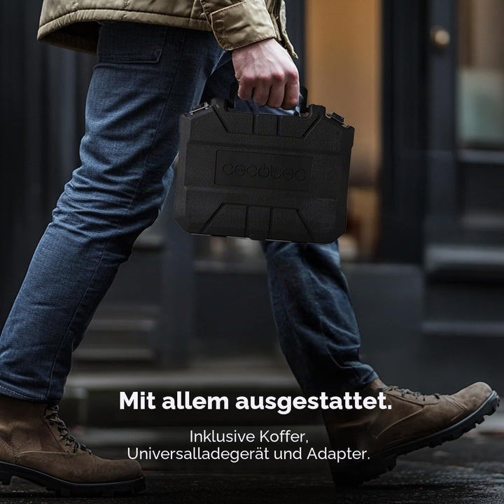 Cecotec Akku-Schraubendreher mit 90º Winkelaufsatz PowerGyro 3500 Angle Set. 4V, 1500mAh Akku, 6,35m
