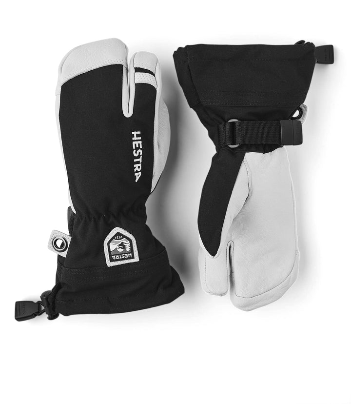 HESTRA Army Leather Heli Ski Jr. 3-Finger schwarz - 4