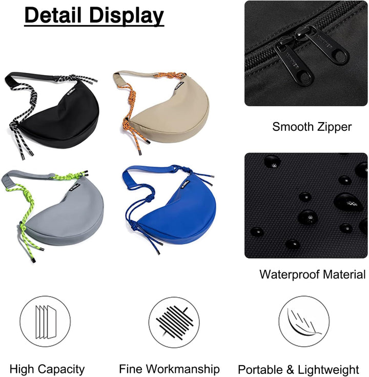 FANDARE Ultraleicht Umhängetasche Damen Herren Schultertasche Messenger Bag Grosse Kapazität Crossbo