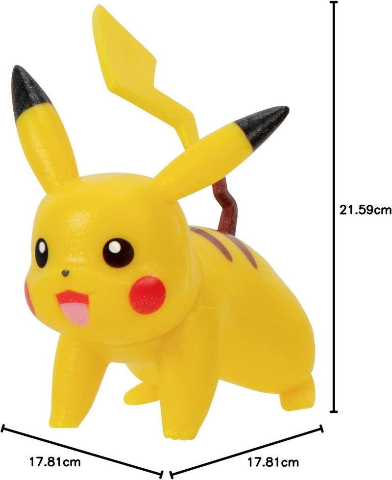 BANDAI - Pokémon – Evolutionspaket Pichu, Pikachu & Raichu – Figur Pichu 5 cm + Pikachu 8 cm + Figur