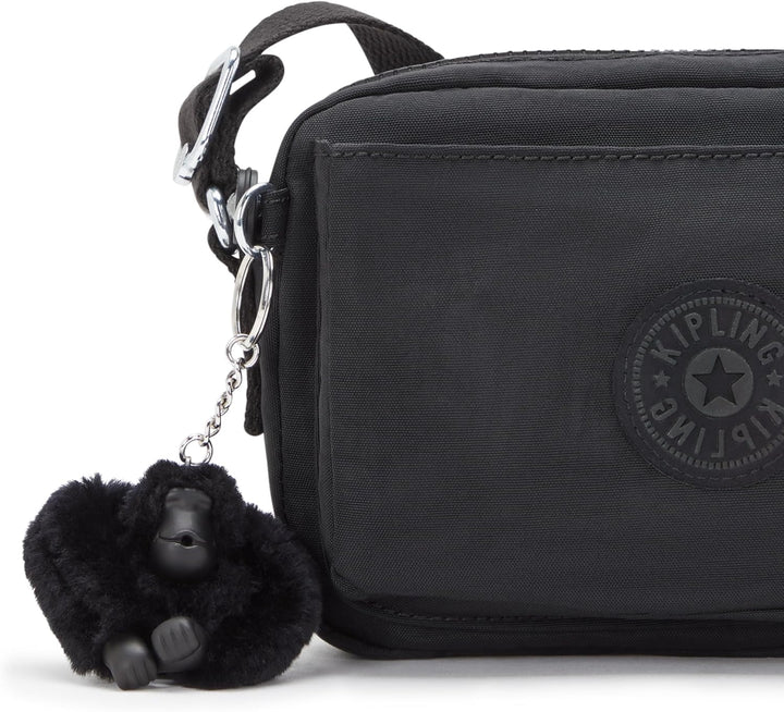 Kipling Damen Abanu Tasche, Schwarz (Black Noir), 20x13.5x7.5 cm (B x H T) EU, Black Noir