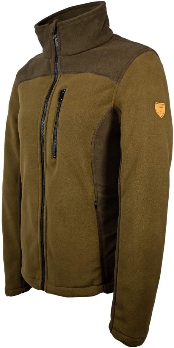 HUBERTUS Damen Fleece Jagdjacke Oliv Braun, L