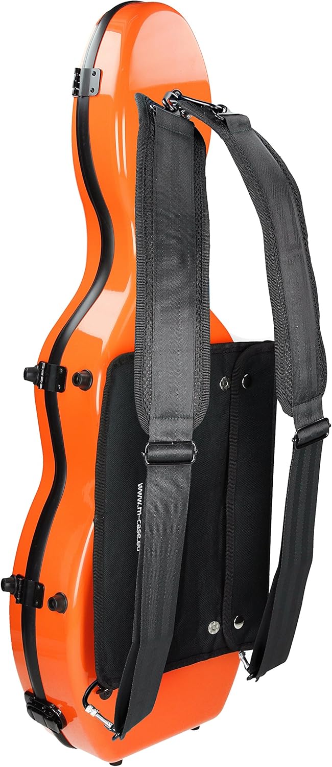Geigenkoffer Glasfaser Ultra light 4/4 orange M-Case