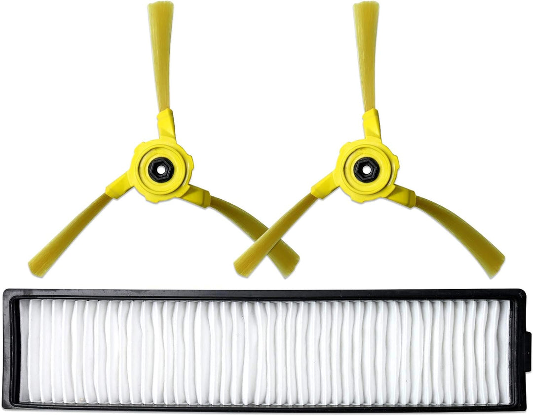 SHEAWA Hauptbürste, Wischtuch, Seitenbürste für LG Hom Bot VR6270LVM VR65710 VR6260LVM Serie Roboter