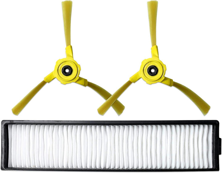 SHEAWA Hauptbürste, Wischtuch, Seitenbürste für LG Hom Bot VR6270LVM VR65710 VR6260LVM Serie Roboter