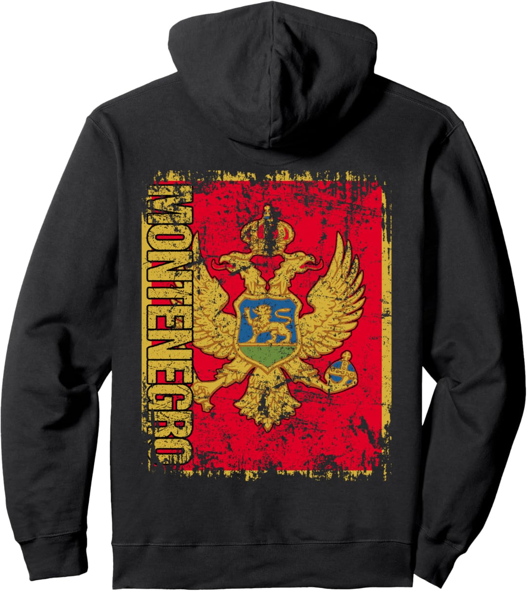 MONTENEGRO Flagge | Damen Herren Kinder | MONTENEGRO Pullover Hoodie