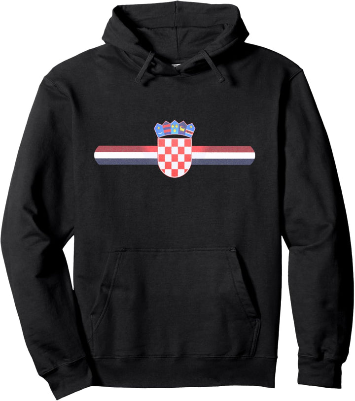 Kroatische Nationalstolz kroatische Flagge und Emblem Pullover Hoodie