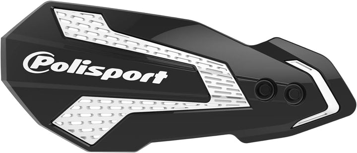 POLISPORT 8308200001 - Handprotektoren MX FLOW 1 MX-Style Befestigungspunkt aus Kunststoff inklusive