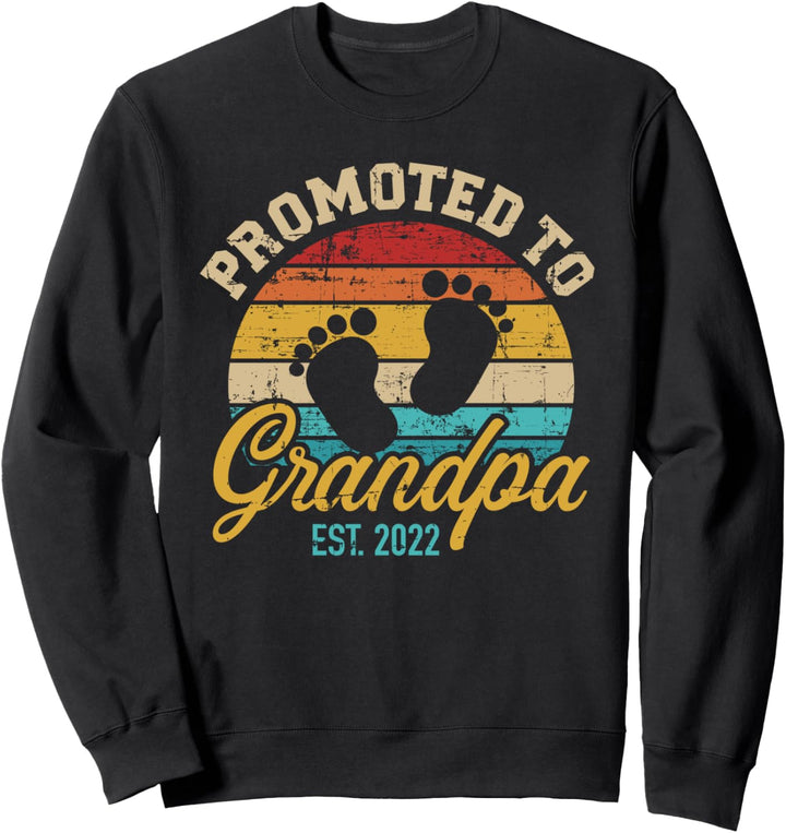 Befördert zum Opa 2022 vintage retro Sweatshirt