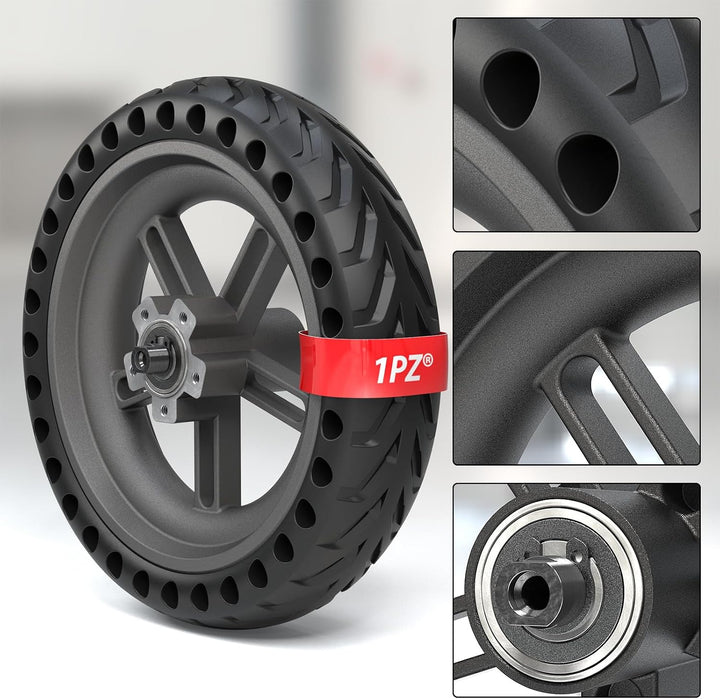 1PZ F8P-X1M 8 1/2 x 2 Solid Reifen für Xiaomi M365, 8,5 Zoll Ersatzreifen mit original kugelgelagert