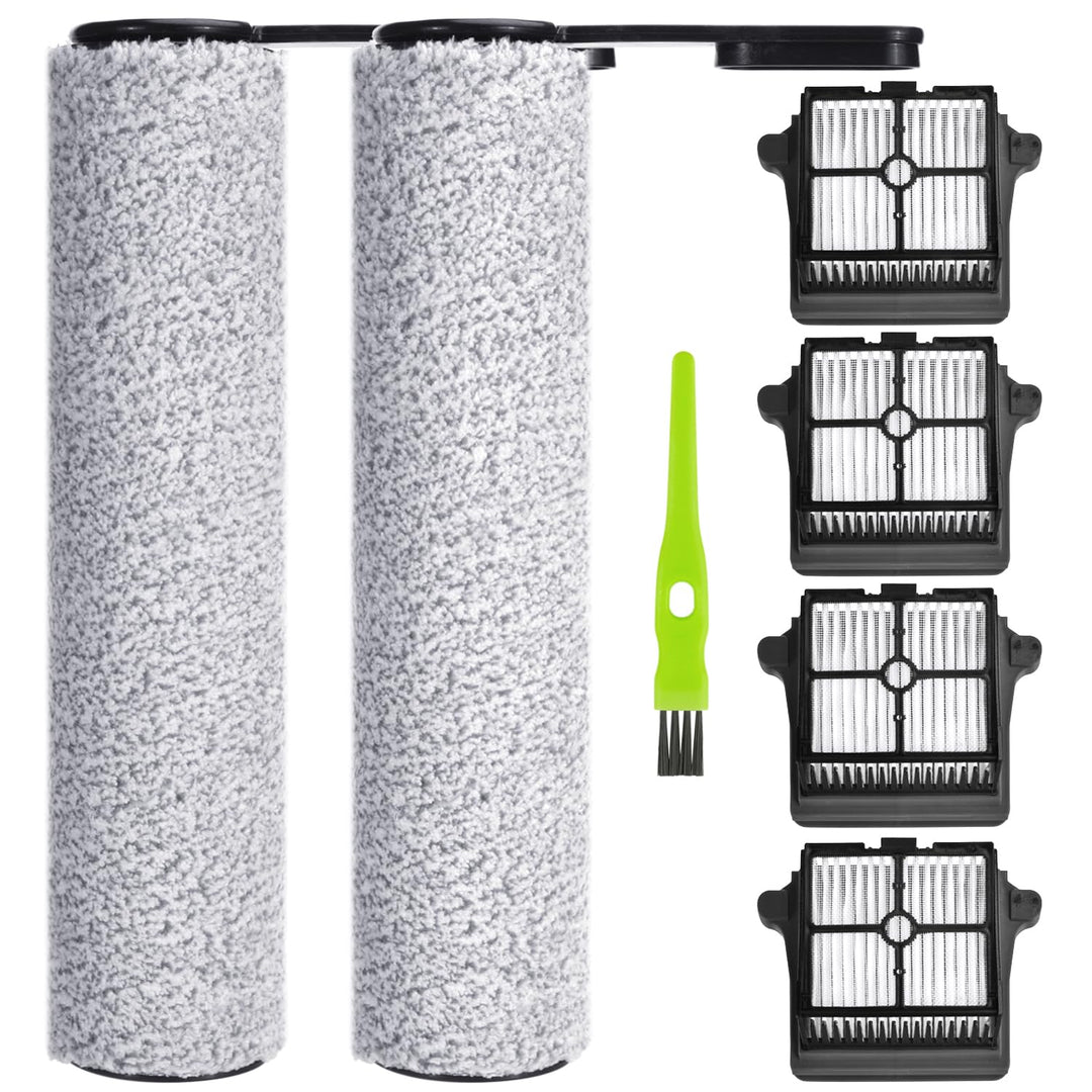 6 Stück Bürstenrolle Filter Ersatzteile für Tineco Floor One S7 Pro, Floor One S6 Akku-Nass- und Tro