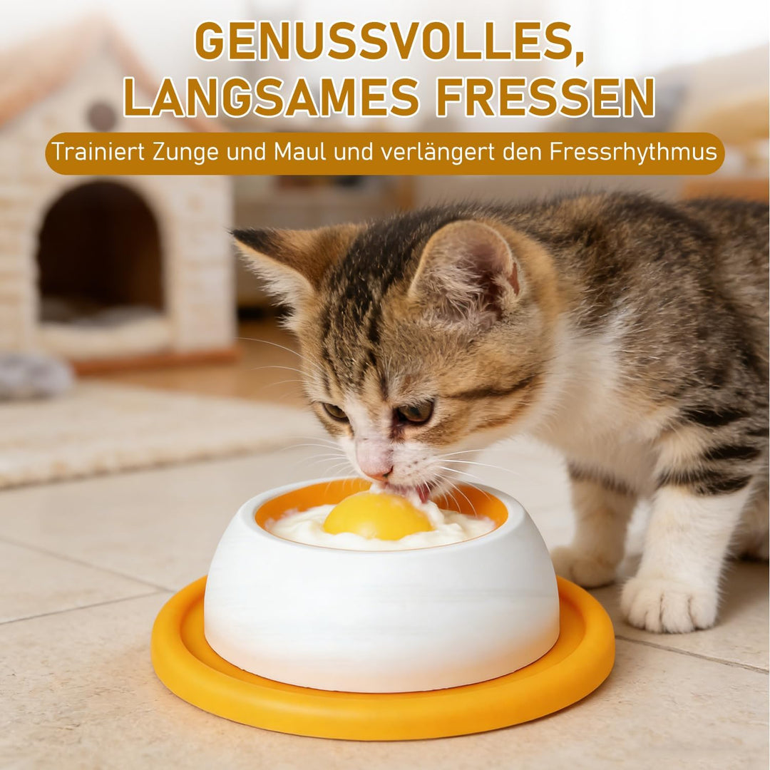 Lick Bowl für Hunde, 2 Stück Schleckball Hund, Hundelickspielzeug, Leckmatte Hund, Schleckball Leckb