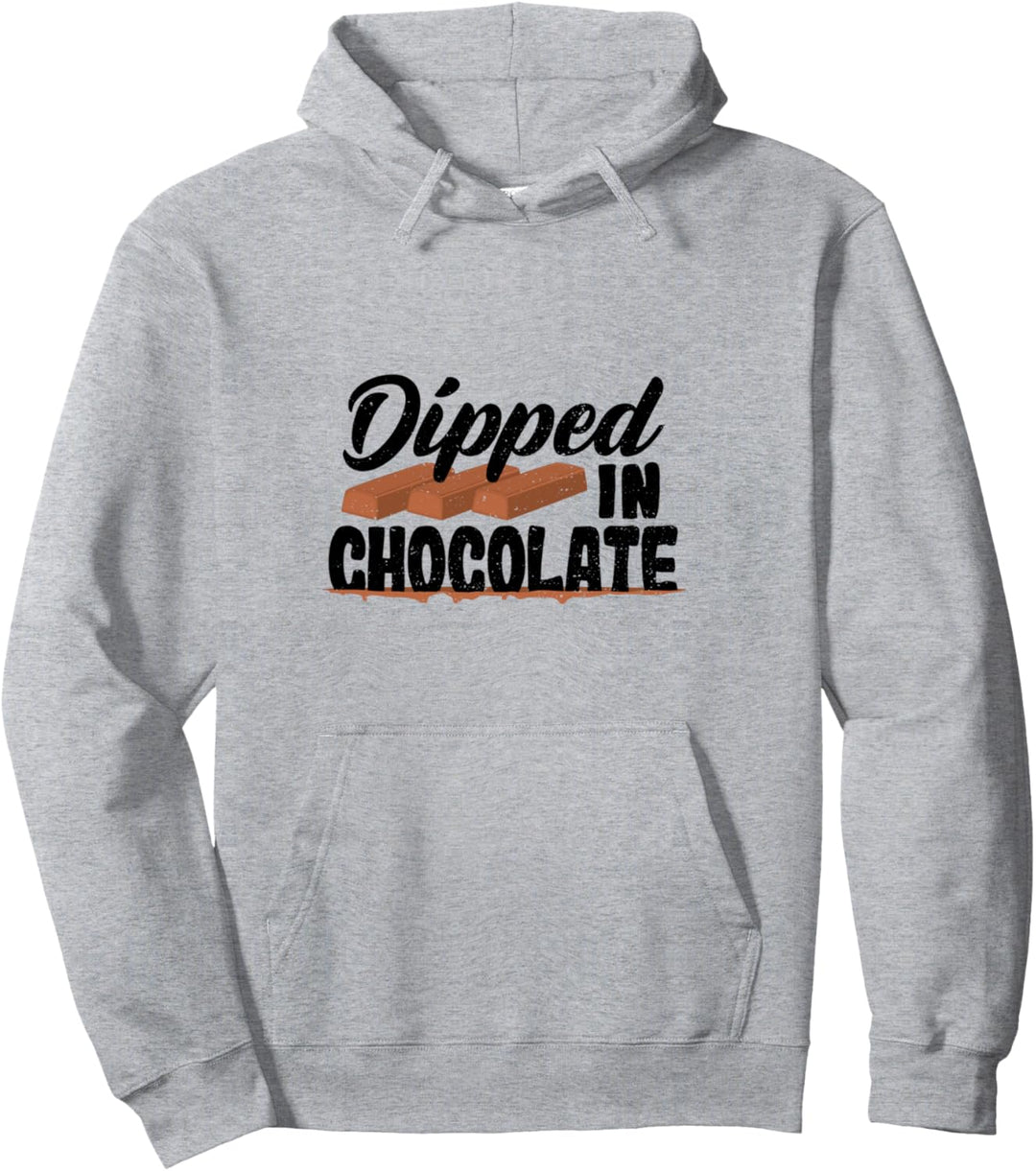 Eingetaucht: Dipped In Chocolate - Schokolade Sprüche Pullover Hoodie